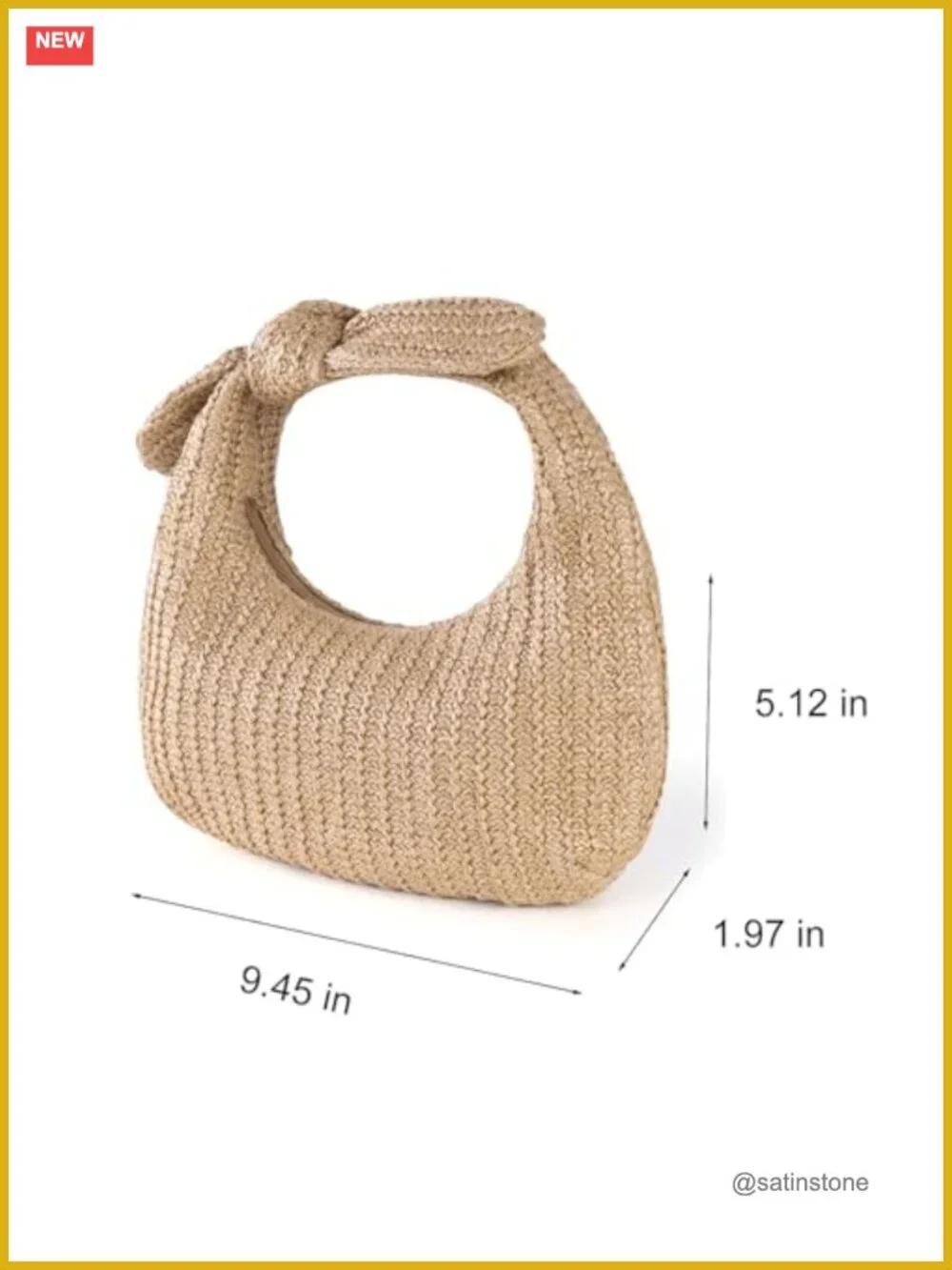 Woven Straw Clutch Purse Summer Beach Crossbody Evening Handbag